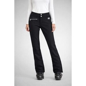 New! NILS Zermatt Ski Pants Women's Black Snowboard 4-Way Stretch Size 6